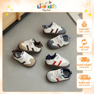  Giày Thể Thao Tập Đi Cho Bé Linh Kids Giày Dép Trẻ Em Giày Đế Mềm Chống Trượt Dáng Hàn Quốc M02  