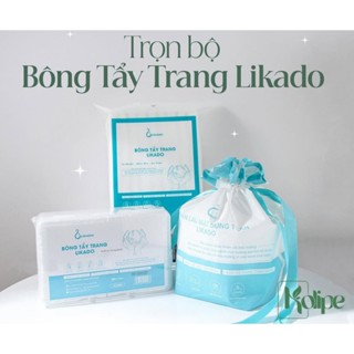  Sét combo 3 gói Bông tẩy trang Likado tiện lợi 