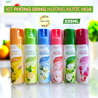 Xịt Phòng SPRING 225ML – Thơm Mát Tức Thì, Chọn Mùi Bạn Thích