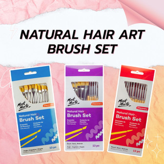 Bộ cọ mới Natural Hair Art Brush Set Round Discovery 13pc  - nhiều đầu cọ khác nhau