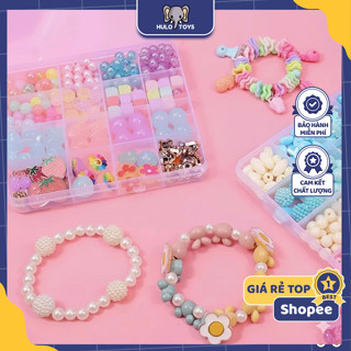  Bộ Đồ Chơi DIY Xâu Vòng Tay Vòng Cổ Hạt Cườm Nhiều Mẫu Công Chúa Cho Bé Đồ Chơi Thủ Công Thoả Sức Sáng Tạo Cho Bé 