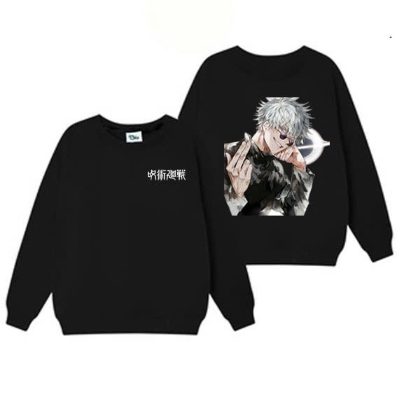 áo Jujutsu kaisen - áo sweater nam gojo satoru , áo in chipi gojo satoru