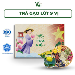  Trà Gạo Lứt Đậu Đen 9 Vị - Thanh Lọc Cơ Thể Lợi Sữa Cải Thiện Vóc Dáng - Tiệm Trà Việt - 40 gói 