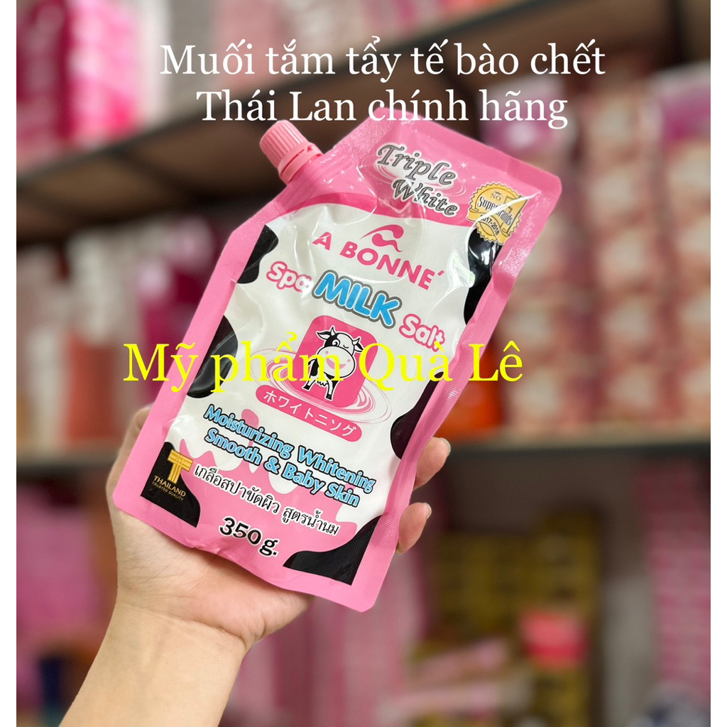 MUỐI TẮM SỮA BÒ THÁI LAN ( TẨY TẾ BÀO CHẾT CHO DA)