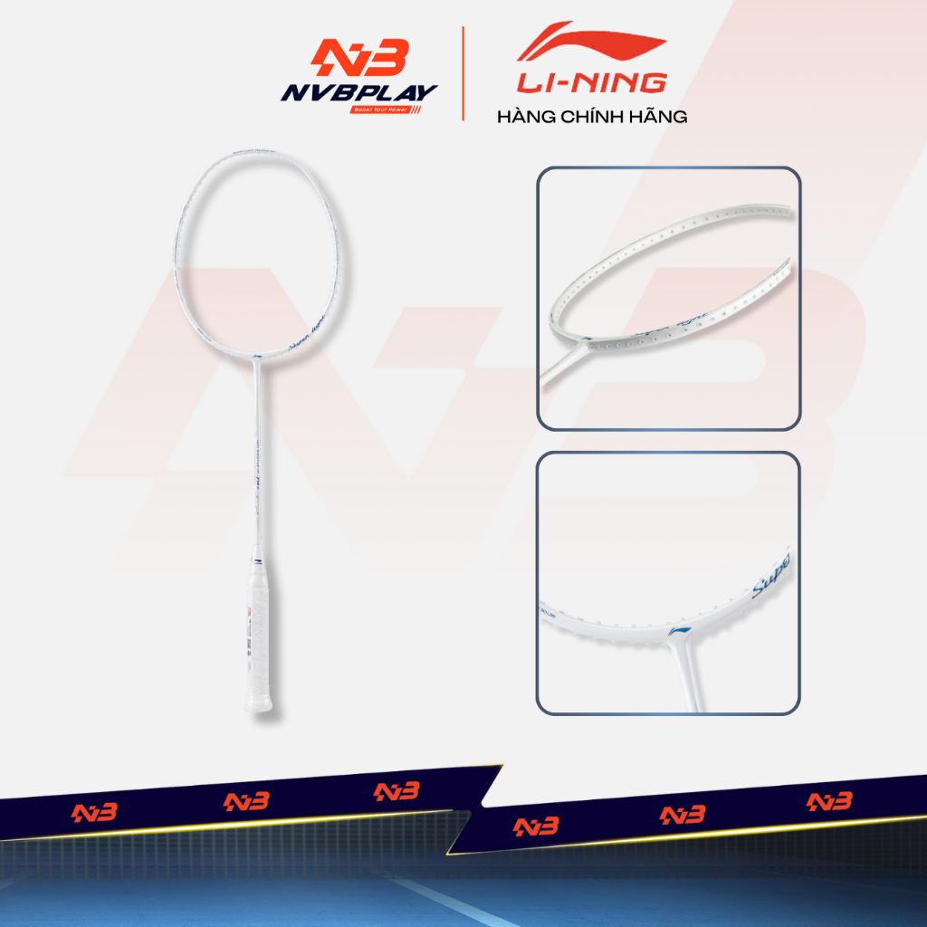 [CHÍNH HÃNG] Vợt Cầu Lông LiNing Windstorm 79S White (Chỉ Khung Vợt Chưa Căng Dây)