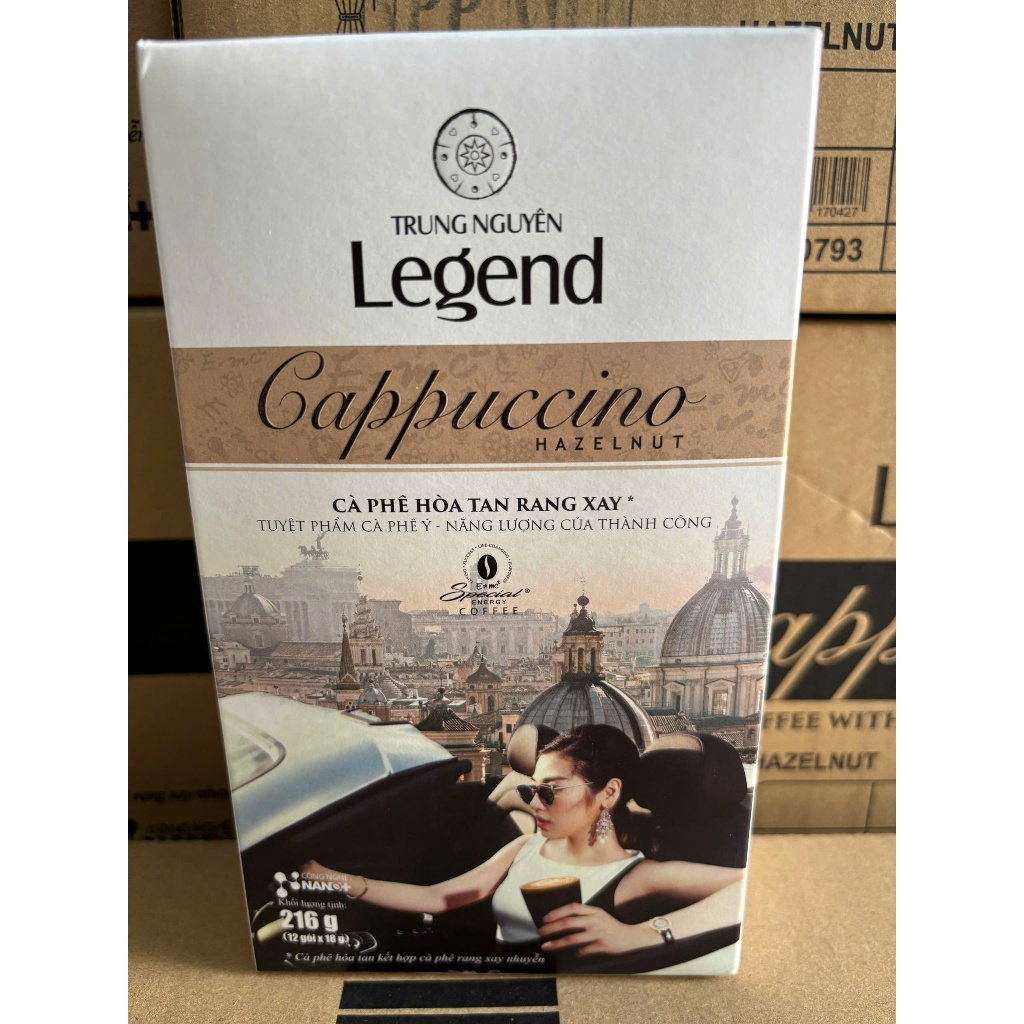 Trung Nguyên Legend Cappuccino Hazelnut 12 gói