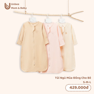  Túi ngủ mùa đông Unbee chất liệu nỉ tencel mềm mịn giữ ấm tốt - Kén ngủ túi ngủ thông minh cho bé 