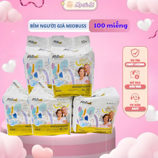 Combo 10 bịch bỉm quần người già MIOBUSS đủ size M,L,XL, chống tràn 360 độ