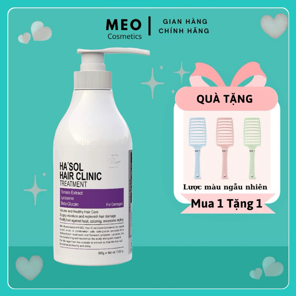 Kem Ủ Tóc Hasol Hair Clinic Treatment Phục Hồi Hư Tổn Và Giảm Gãy Rụng, Dưỡng Tóc Mềm Mượt, Chắc Kho