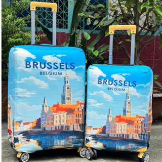  Áo Bọc Vali Túi Trùm Vali Thun 3D Co Giãn 4 Chiều Chống xước vali Có Độ Đàn Hồi Cao,phukienphuotsg 