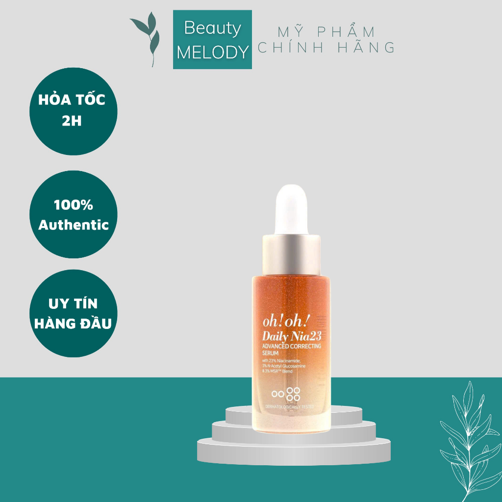 MỚI - DAILY NIA23] Tinh Chất Sáng Da, Giảm Thâm Mụn & Se Khít Lỗ Chân Lông ohoh Skin Health Serum 20
