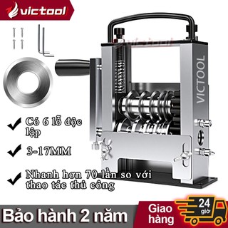  Máy Tuốt Dây Điện 6 Lỗ,Máy Tuốt Dây Thông Minh 3-17mm,2 Cờ Lê 4 Vít Lưỡi Dao Dự Phòng,Cho Dây Điện & Thép 