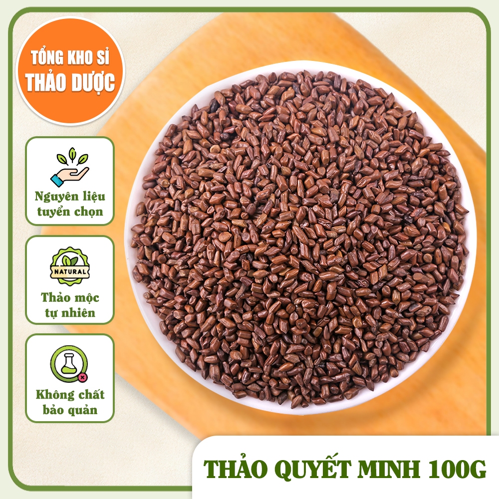 Thảo quyết minh sao thơm 100g, hạt muồng thơm, sạch, không lẫn tạp chất - Tổng Kho Sỉ Thảo Dược