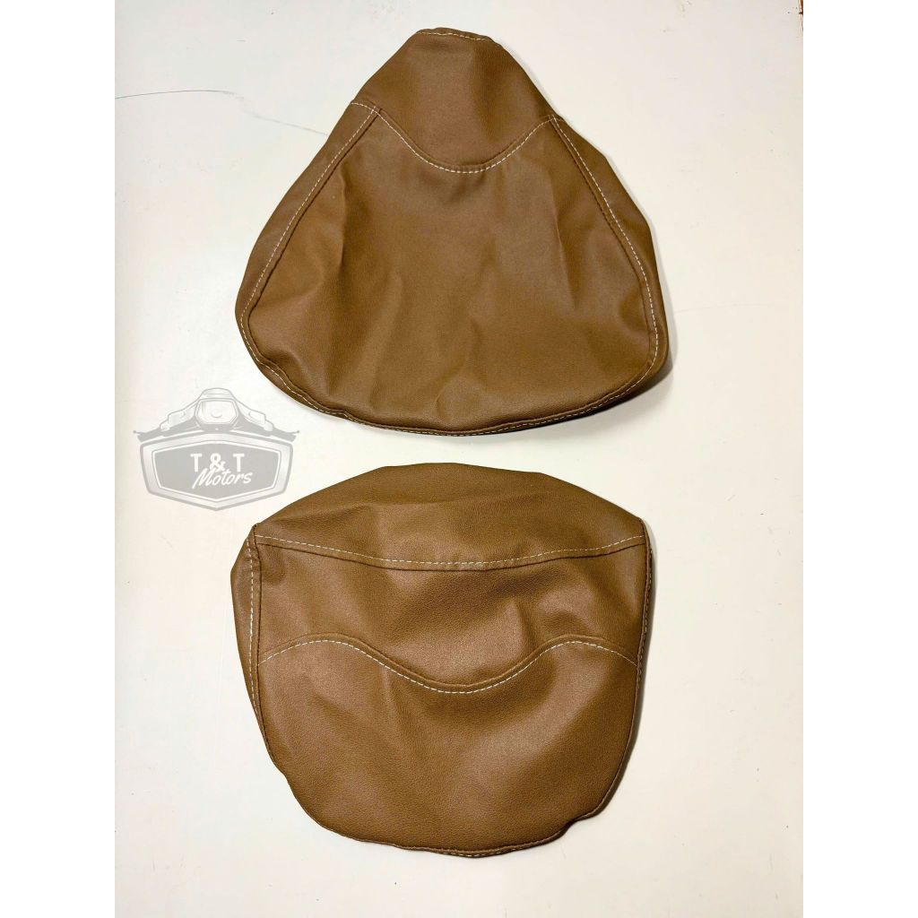 Vỏ yên Vespa LXV ( màu vàng - màu đen )