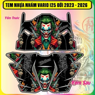 Tem dán yếm nhựa nhám VARIO 125 2022 - 2025 nhãn dán decal sticker cao cấp 3 lớp