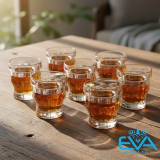  Hộp 12 Ly Thủy Tinh Rượu Mắc Tre 15ml – Shot Glass Mini Cốc Đong Rượu Nhỏ Cốc Uống Rượu Mạnh & Espresso Cao Cấp 