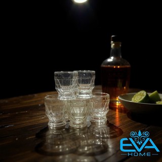 Hộp 12 Ly Thủy Tinh Rượu Mắc Tre 15ml – Shot Glass Mini, Cốc Đong Rượu Nhỏ, Cốc Uống Rượu Mạnh & Espresso Cao Cấp