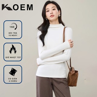  Áo Giữ Nhiệt Nữ KOEM Cổ Liền Dài Tay Quảng Châu – Áo Thun Nữ Giữ Nhiệt Áo Thun Nữ Tay Dài KO09 