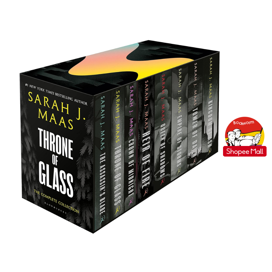 Sách - Throne of Glass Box Set (From Author of ACOTAR) by Sarah J. Maas | Fantasy Book Box Set
