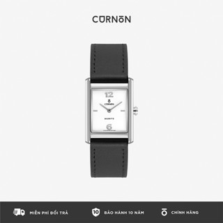  Đồng Hồ Nam Curnon Moritz Aube – Phong Cách Thời Thượng Mặt Vuông Cổ Điển Dây Da Cao Cấp 