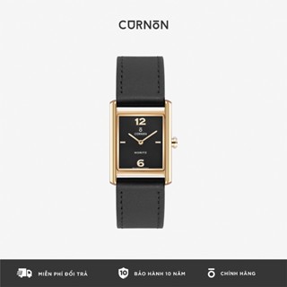  Đồng Hồ Nam Curnon Moritz Brume – Phong Cách Thời Thượng Mặt Vuông Cổ Điển Dây Da Cao Cấp 