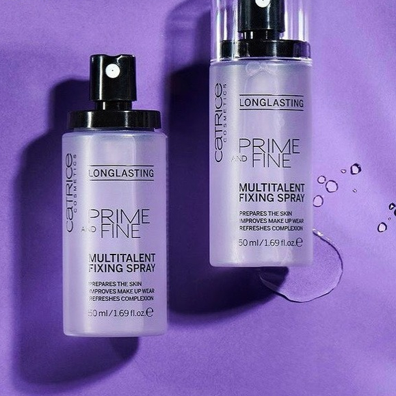 Xịt Khoá Nền Catrice Prime And Fine Multi-Talent Fixing Spray Xịt Makeup 50ml