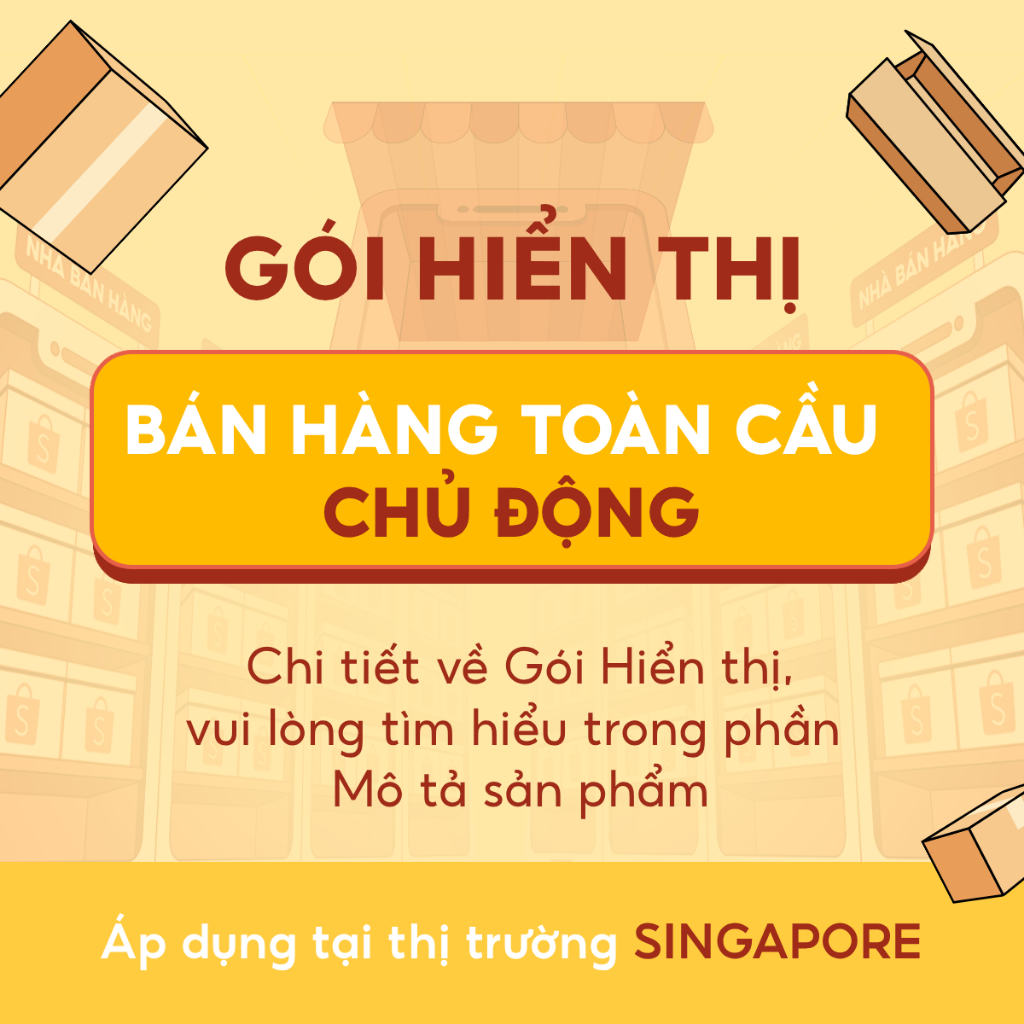 [Chủ Động] Gói Dịch vụ Hiển thị Shopee của Người bán tại Thị trường Singapore