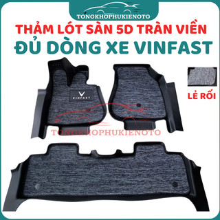  Thảm sàn TPE NHỰA 5D đúc theo xe VF3 VF E34 ,VF5 VF6 VF7 và VF8 . Bộ 3 miếng CHUẨN FORM XE 