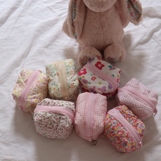 Mini pouch - móc khoá mini chần bông - ICHI.SG
