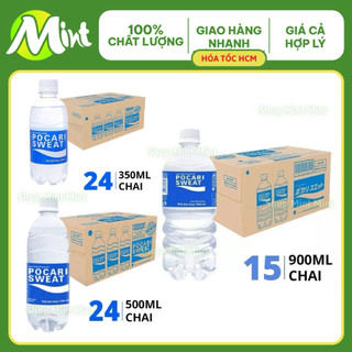   Hỏa Tốc HCM  Nước khoáng bổ sung i-on POCARI SWEAT_chai 350ML  500ML  900ML. Mint Mint. 
