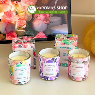  Nến Thơm Phòng VaromaS Thiên Nhiên Menahem Thư Giãn Candle Cup Thơm Phòng Ngủ Tinh Dầu Thiên Nhiên NEN10 50g 