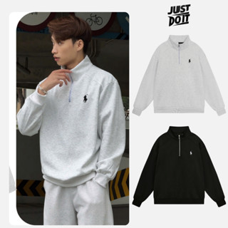  Áo Sweater Cổ Zip NiWear Form Rộng Nam Nữ Chất Nỉ Hai Da Dày Mịn Mặc Ấm Giữ Form Chuẩn Streetwear Basic 