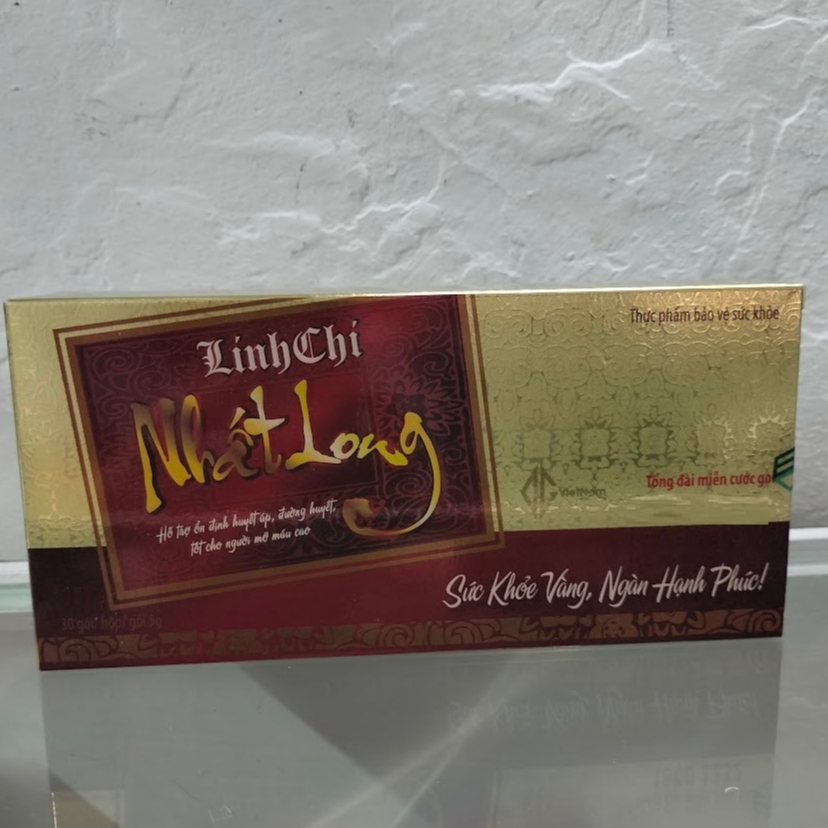 Linh chi Nhất Long - Ổn định đường huyết, giảm cholesterol ổn định huyết áp, giảm mỡ máu, Trà linh c