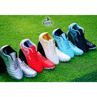 Giày bóng đá đế đinh sân cỏ nhân tạo giá rẻ Mira Plus khâu full đế giao hỏa tốc - Dungcusport