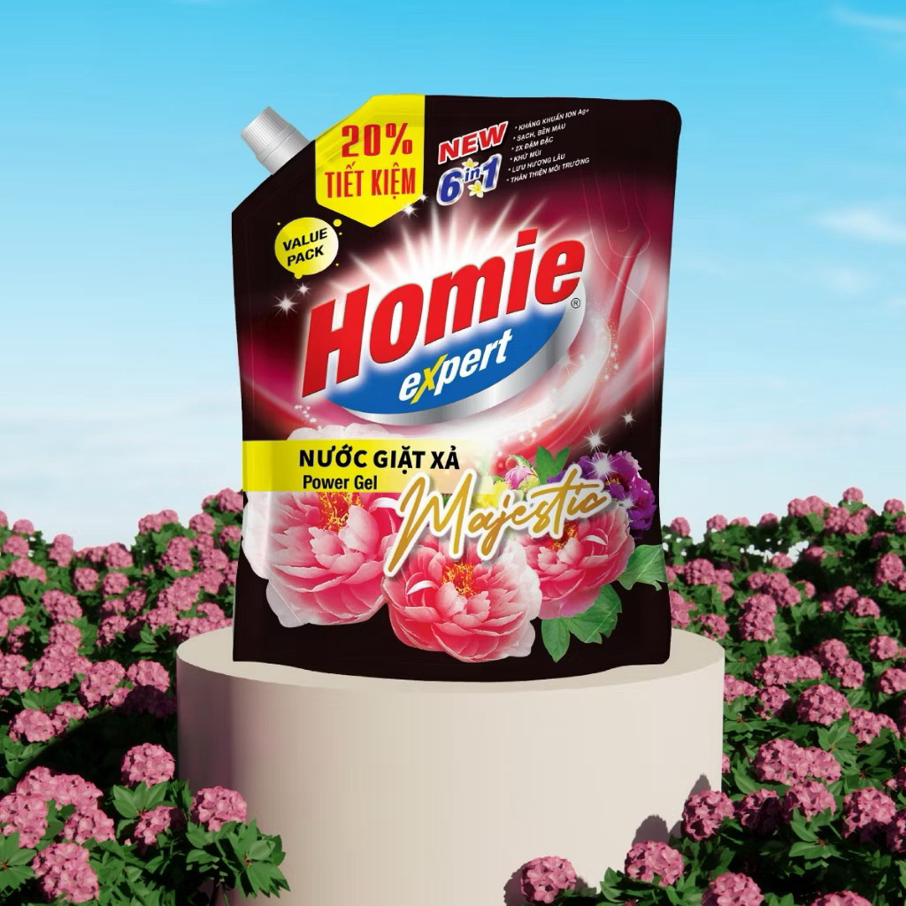 NƯỚC GIẶT HOMIE TÚI 3kg9