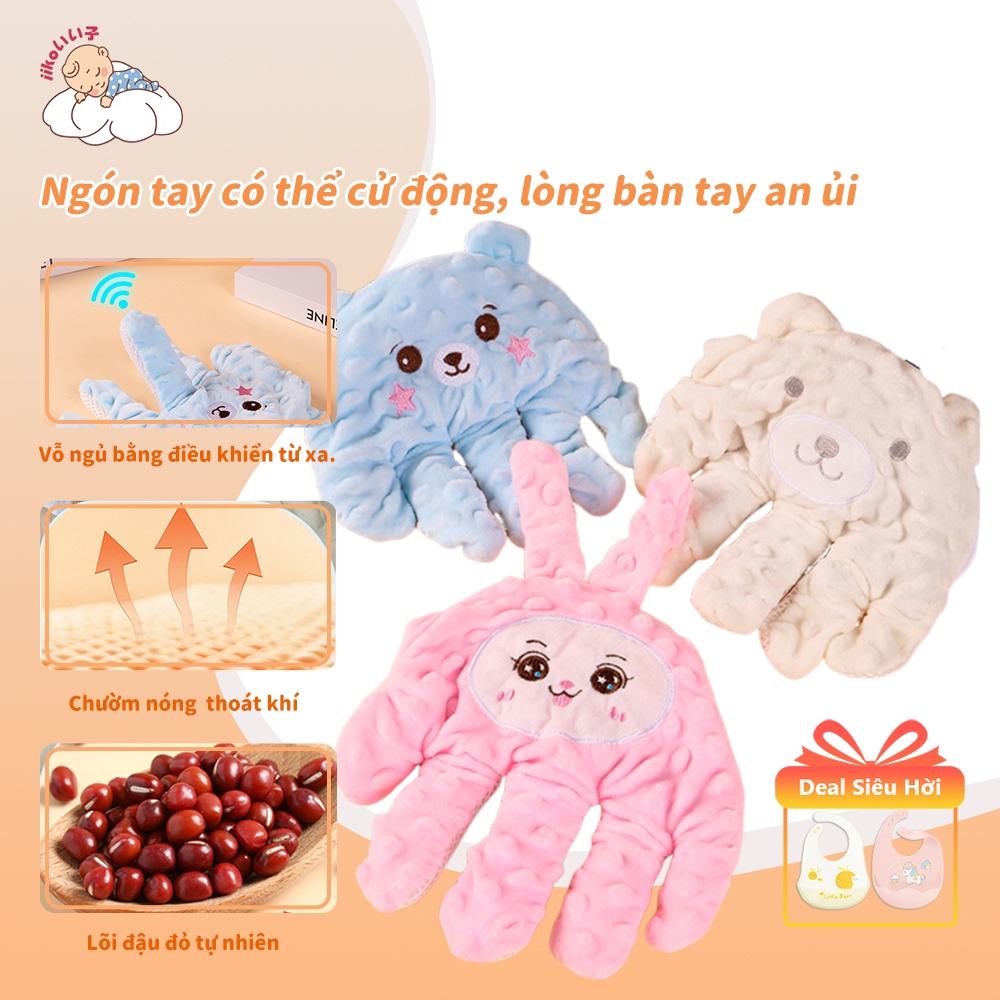 Bàn Tay iiko Bé Giảm Quấy Khóc-Vải A-class An Toàn Sưởi ấm+vỗ Tan Phiền Muộn Bé Bình Tĩnh Ngủ Sâu