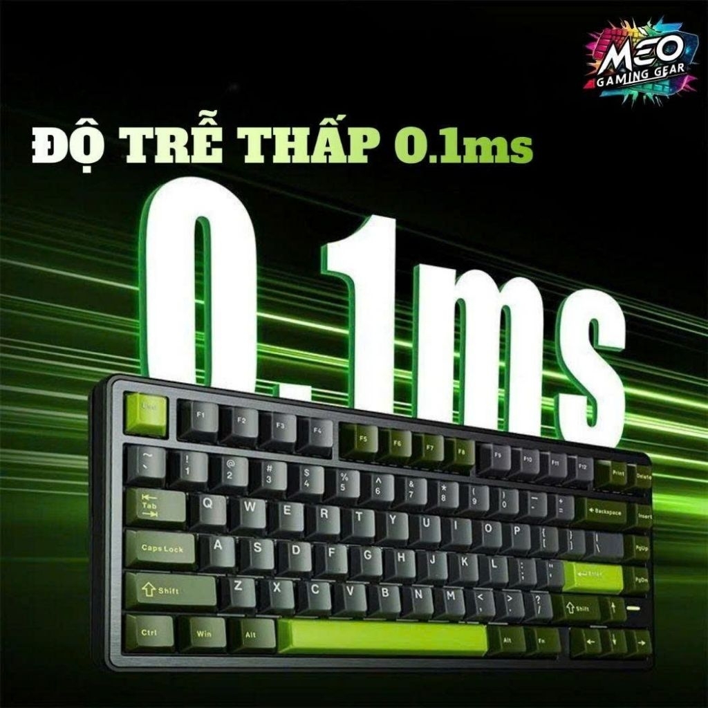 Bàn phím cơ gaming VGN Neon 75 - 3 MODE - Dual Polling Rate 8K - RT 0.005mm - Pin 8000mAh | BigBuy360 - bigbuy360.vn