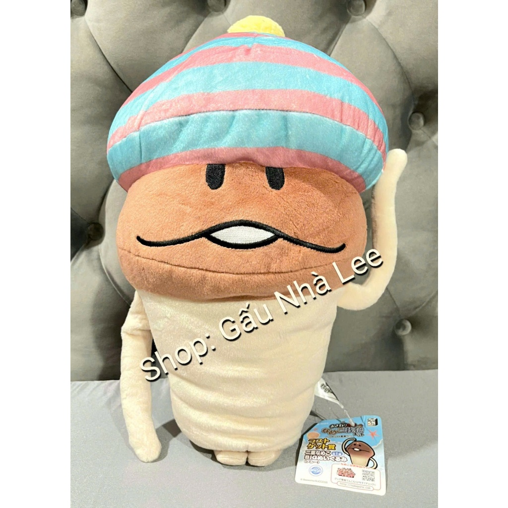 [ Nhật Bản ] [MS1688] Bé gấu bông Nấm Nameko xứ Batư, size 40cm, lông mềm mịn, hàng mới, full tem ta