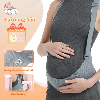 Đai Đỡ Bụng Cho Bà Bầu Iiko - Chống Đau Lưng,dễ Mặc Chất Liệu Lycra Thoáng Khí 4D,Giảm Áp Lực Vùng Chậu​