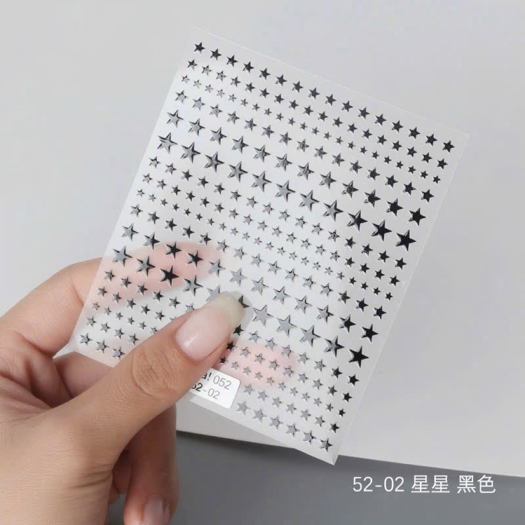 Sticker Nail, sticker metan, sticker, miếng dán móng tay - mina nail