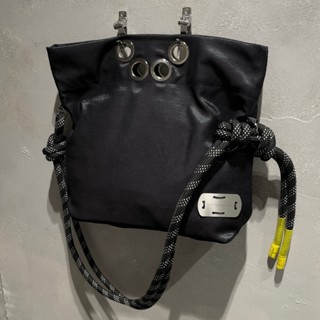 Túi Tote JEANS PISTOL cỡ vừa vải METALLIC DENIM cao cấp màu xanh đen