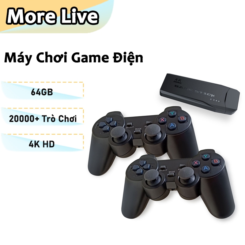 COD Máy Chơi Game Cầm Tay 4K M8 64G HDMI Sẵn 20000 Game, Tay Cầm Chơi Game Kết Nối Không Dây