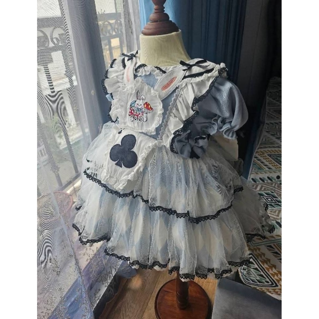 Váy loli thỏ sz 100 (13-16kg)