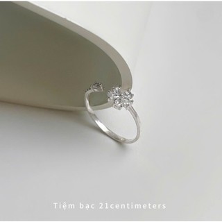 Nhẫn bạc Blossom Nhẫn bạc Tiệm bạc 21Centimeters
