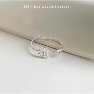 Nhẫn bạc Blossom Nhẫn bạc Tiệm bạc 21Centimeters