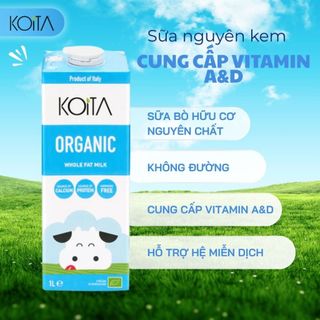 [CHÍNH HÃNG] Sữa Hữu Cơ Koita 1L Mix Đủ Vị Nguyên Kem Ít Béo Yến Mạch - Sữa Tươi Sữa Hạt Organic Ý