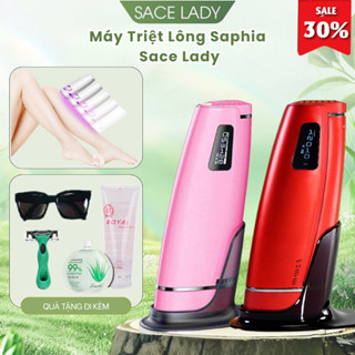  Máy Triệt Lông SaceLady Saphia 3in1 - Triệt Lông Vĩnh Viễn Trẻ Hóa Da Trị Mụn 600K Xung 5 Cấp Độ 
