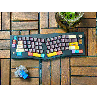  Bàn phím Cơ Alice Custom  Abm066 Aula Leobog A75  3 chế độ kết nối,Led rgb,Hotswap 5 pin đã mod Tungcustom 