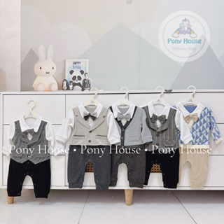  Body Công Tử - Bodysuit Dài Liền Thân Cho Bé Trai Size từ 0-3M đến 9-12M 