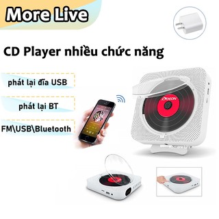  CD Player sạc nhiều chức năng  FM,CD USB,thị LED Bluetooth - Máy phát nhạc nhiều chức năng 